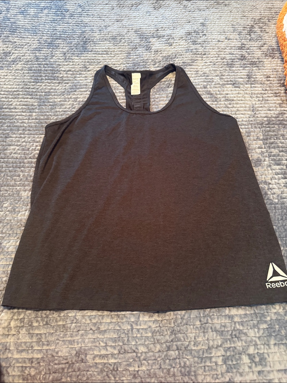 Reebok Black Racerback Performance Tank Top - Picture 4 of 6